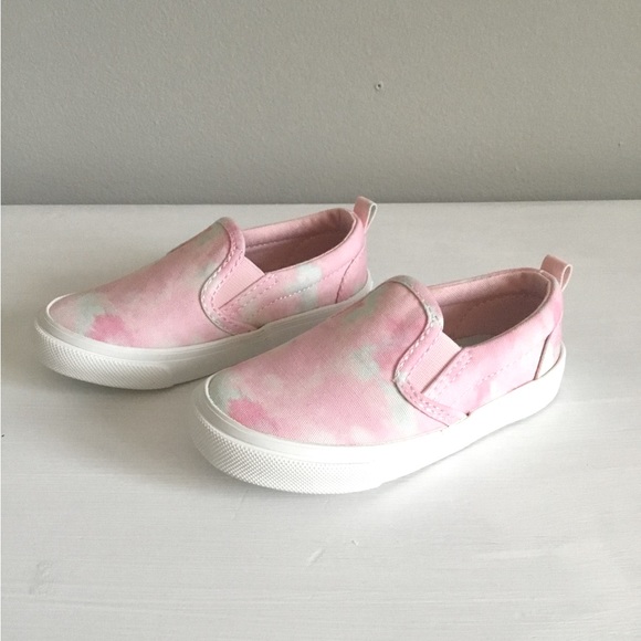 Toddler girls pink slip on sneakers - Picture 5 of 7